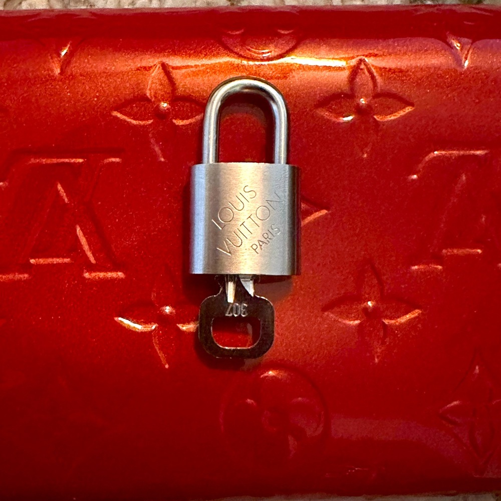 Rare Silver LV luggage Lock